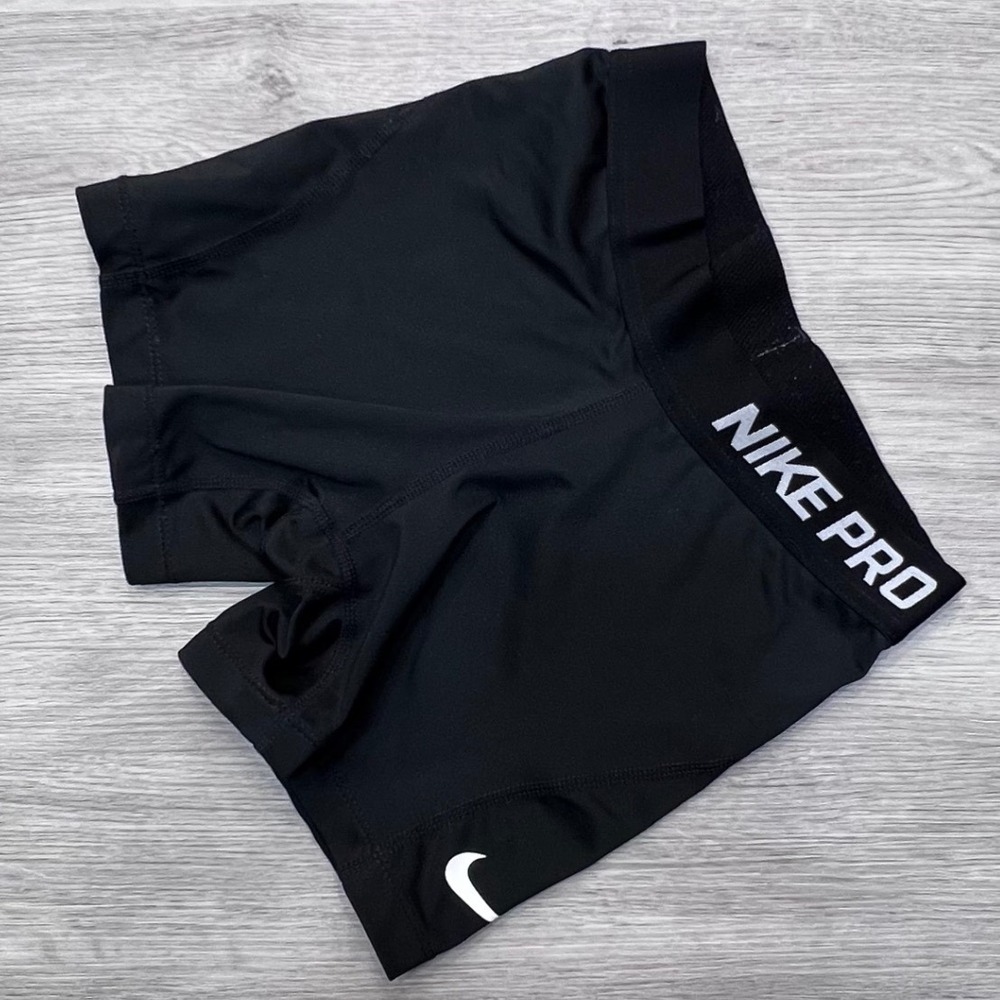 Nike Pro Dri-FIT Womens 3 Inch Compression Shorts Black 819609-010 Size M